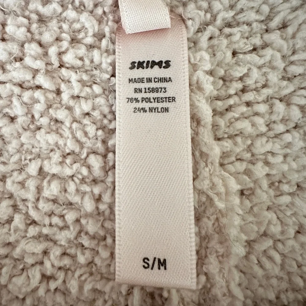 SKIMS Cozy Knit Teddy Joggers Lounge Pants in Dusk Pink Women’s S/M - Picture 6 of 11